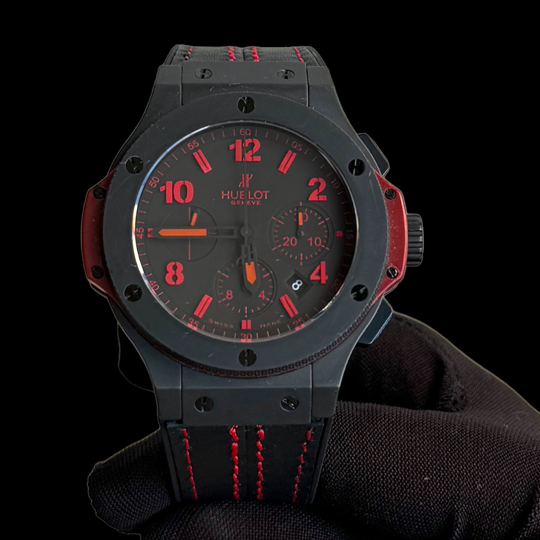 Hublot Big Bang Thailand All Black e Red , S.Limitada de 30 peças!